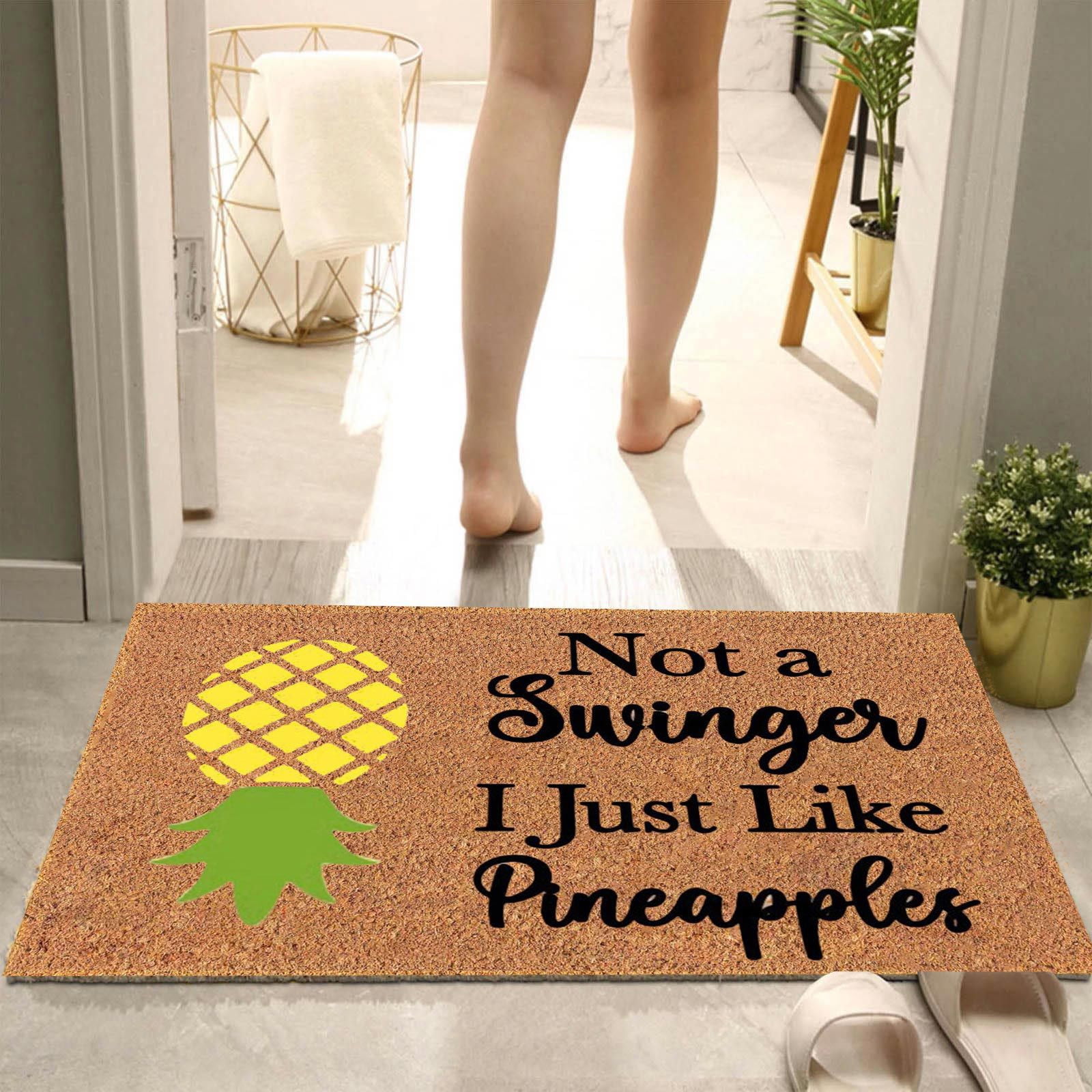 Heavy Duty Front Door Mat, Outdoor Indoor Entrance Doormat Waterproof Low  Profile Entrance Rug - China Pineapple Design Door Mat and Jacquard Door Mat  price