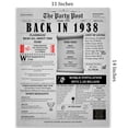 thumbnail image 5 of The Party Post 86th Birthday Party Decorations Poster Born in 1938, 5 of 5