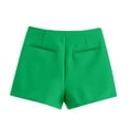 thumbnail image 3 of Gsakboxl Skirts for Women Zipper A Line Skort Asymmetric Hem Fashion Casual Business Office Mini Skirt Shorts for Ladies S, 3 of 6