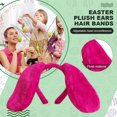 thumbnail image 4 of Bonitas diademas de felpa con orejas de Pug, aro ajustable para el pelo, sombrero para perro, regalo de joyería (rosa) Ehuebsd libre de BPA, 4 of 8