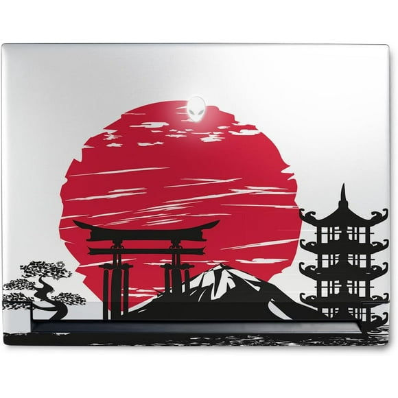 MightySkins Skin Compatible with Alienware M18 R1 (2023) Full Wrap Kit - Japanese Style | Protective, Durable,