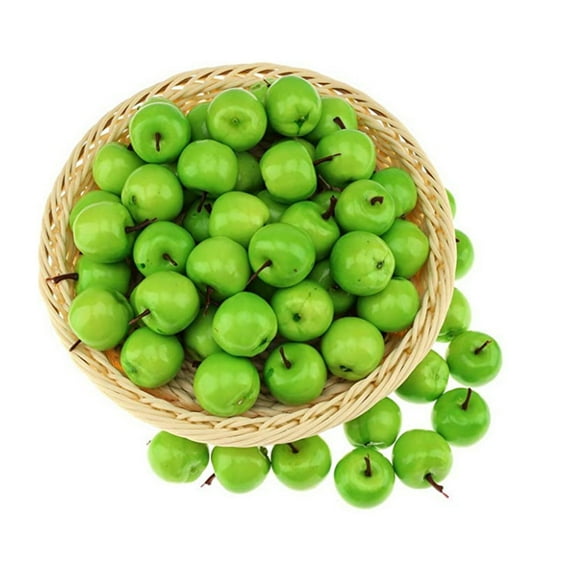 EXHUMKY 40PCS Realistic Artificial Fruit Foam Set for Home Decor, Craft Projects, Party Decorations, and Display