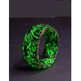 thumbnail image 2 of Luminous Resin Ring Glow In The Dark Geometrical Band Unisex Jewelry Accessory For Men Women Fashion Statement, 2 of 6