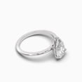 thumbnail image 2 of Moissanite Engagement Ring Pear Cut Ring 925 Sterling Silver Ring Gift For Her, 2 of 5