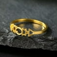 thumbnail image 3 of RSAMD The Four Elements of Alchemy Fire Water Soil Air Ring Stainless Steel Jewelry-Gold-8, 3 of 9