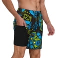 thumbnail image 2 of Fotbe Play Game Traje de Baño para Hombre – Shorts de Natación de Secado Rápido con Forro y Bolsillos-Medium, 2 of 6