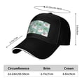 thumbnail image 2 of Baseball Cap, Cactus Cartoon Alpaca Golf Hat, Black Adjustable Baseball Hats for Women Men Outdoor Travel Daily Wear, 2 of 8