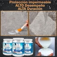 thumbnail image 3 of Sellador Impermeabilizante Transparente Agua Cero, 500 mL, antisalitre y moho, contra filtraciones de humedad, impermeabilizante para techos, cero fugas, waterproof transparent, 3 of 5