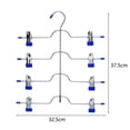 thumbnail image 5 of HEVIRGO 4 Tier Pants Clothing Hanger, Multi-layered Wardrobe Clothes Organizer Rack, Good Load-bearing Rustproof Non-slip Pant Hanger Household Supplies, 5 of 8