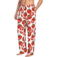 thumbnail image 2 of Xecao Hand Drawn Tomatoes Men's Straight Lounge Pajama Pants: The Ultimate in Comfortable Sleepwear, 2 of 9