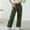 Green, variant on QUINDOS Pants for Women Wide Leg High Waisted Long Casual Pants Button Relaxed Fit Trousers with Pockets