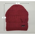 thumbnail image 3 of GRNSHTS Winter Warm Knitted Beanie and Warm Scarf Set for Women, Soft Fleece Lining and Stylish Knit Scarf and Beanie Set (Red), 3 of 6