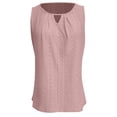 thumbnail image 6 of LILIYA Cute Tank Tops for Women Soft Solid Color Summer Tank Tops for Women Adjustable Comfy V Neck Sleeveless Tee Camisole Vest Button Casual Henley Tops Shirts, 6 of 9