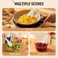 thumbnail image 3 of 2026 New Cedar and Ash Spoon, Cedar and Ash Spoonula, Multifunction Spatula Cooking Spoon, Silicone Spoon for Mixing Scoop and Scrape (2PC-A), 3 of 7