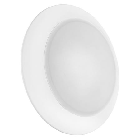 Luxrite 8 Inch LED Disk Light, 15W, 3000K Soft White, 2000 Lumens, Dimmable, Surface Mount LED Ceiling Light, Wet Rated, Energy Star, ETL Listed, Low Profile Flush Mount Light Fixture