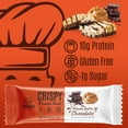 thumbnail image 6 of Genius Gourmet Crispy Protein Treat - Peanut Butter Chocolate Low Carb Low Sugar Snacks (10 Protein Bars), 6 of 7