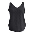 thumbnail image 4 of SNKSDGM Female Workout Tank Tops Woman Set Womens Ribbed Tank Top Long Women's Summer Jacquard Knit Vest V Neck Sleeveless Top Sexy Hollow Out Loose fit Tank M, 4 of 5