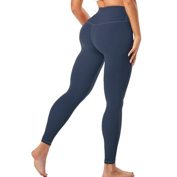 QRIC Non SeeThrough Compression Yoga Pants for Women Hugged Feeling 7/8 Workout Leggings