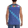 thumbnail image 4 of Fotbe Men's Multiplication Table Print Men's Sleeveless Muscle Tank Tops Casual T-Shirts for Gym Workout Beach-3X-Large, 4 of 8