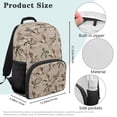 thumbnail image 7 of HUIACONG Mallard Camo Bow School Backpack for Boys Girls Ages 6-18 Water Resistant Multi Pocket Padded Adjustable Straps Large Capacity Bookbag for Elementary Middle High School Daily Use, 7 of 7