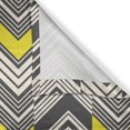 thumbnail image 4 of Ambesonne Retro Window Valance, Nostalgic Abstract Zigzags, 54" X 18", Yellow Ivory and Grey, 4 of 5