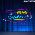 thumbnail image 2 of Glowneon We Are Open Neon Sign, Grand Opening Welcome Shop Led Light, 2 of 5