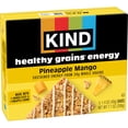 thumbnail image 3 of KIND Healthy Grains Energy Bars, Pineapple Mango, 20g Whole Grains, Made with Super Grains, Gluten Free Snacks, 5 Ct, 7.1oz, 3 of 10