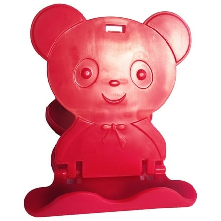 Contixo Multi-Angle Plastics Stand for Tablets, e-Readers and Smartphones (Red)