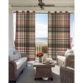 thumbnail image 4 of Buffalo Plaid Blackout Curtains 96 Inches Long for Bedroom, Modern Farmhouse Colorful Checkered Thermal Insulated Room Darkening Black Out Window Curtain Panels Grommet Drapes for Living Room, 4 of 8