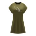 thumbnail image 1 of Vestido de verano para mujer, ajuste regular, transpirable, vestido tipo jersey para viaje y trabajo S, 1 of 7