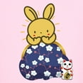 thumbnail image 3 of CafePress - Japanese Style Rabbit With Purse T Shirt - Light T-Shirt Kids XS-XL, 3 of 4