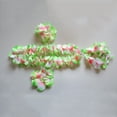 thumbnail image 3 of Eease Green Hawaiian Flower Leis Set for Luau Party (4pcs), 3 of 6
