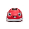 thumbnail image 3 of iRerts Kids Bumper Car with Remote Control, 12V Bumper Car for Toddlers Ages 1-6 Years with Rocking Horse Mode, Push Rod, Dinner Plate, USB Bluetooth Music, Ride on Toys Car for Boys Girls Gifts, Red, 3 of 6