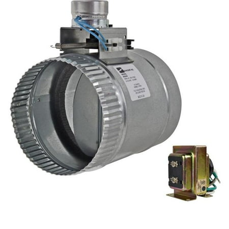 Motorized Zone Dampers - Suncourt ZO212 12 in. Normally Open Adjustable Motorized Damper