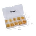 thumbnail image 4 of Lixada 600pcs Gold Flat Head Fishing Hooks, High Carbon Steel, Assorted Sizes #3-#12, Compact Box (13x7x2.3cm), 4 of 7