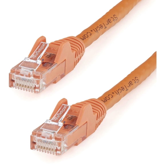 Cable Ethernet StarTech.com CAT6 de 35 pies, naranja, 10 Gbps