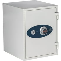 Phoenix Safe Olympian 1-Hour Dual Control Fireproof Safe for Home or Office 1.3 cu ft, Off-White, 1223