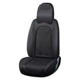 thumbnail image 2 of Maidao Car Seat Covers Full Set for Mercedes-Benz for C300 2008-Present 5 Seats Leather Compatible Airbag Water Resistant Front Rear Cushion Protector with Headrest Black, 2 of 6