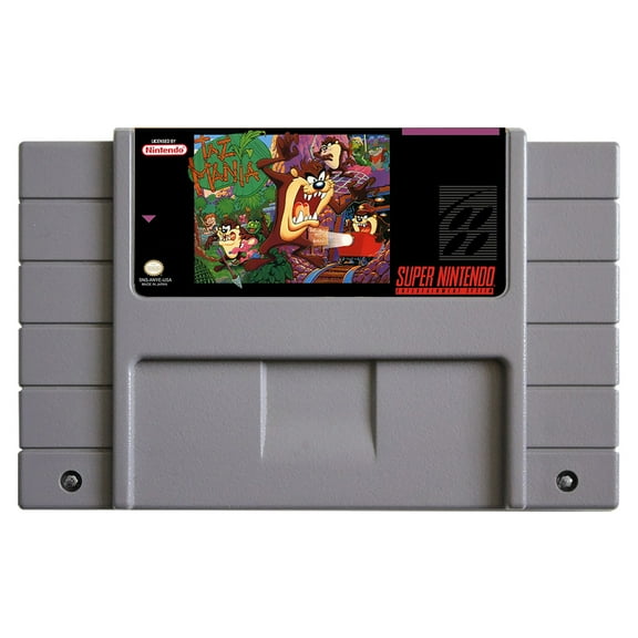 SNES Games Cartridge Taz-Mania