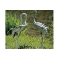 thumbnail image 2 of Achla Designs PC01 Preening Pair Crane Animal Bird Statue Garden Accent, 2 of 6