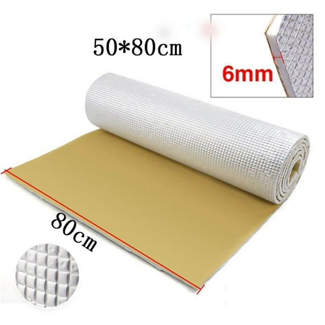 MYG 6mm Thick Car Panel KTV Interior Sound Noise Insulation Pad Cotton Mat Universal