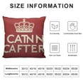 thumbnail image 5 of JEUXUS  Keep Calm Throw Pillow Cover  Motivational Quote Word Text Keep Calm and Carry Royal UK Crown Rectangle Pillow Cases Home Decorative  Cushion Cover for Bed Sofa, 5 of 5