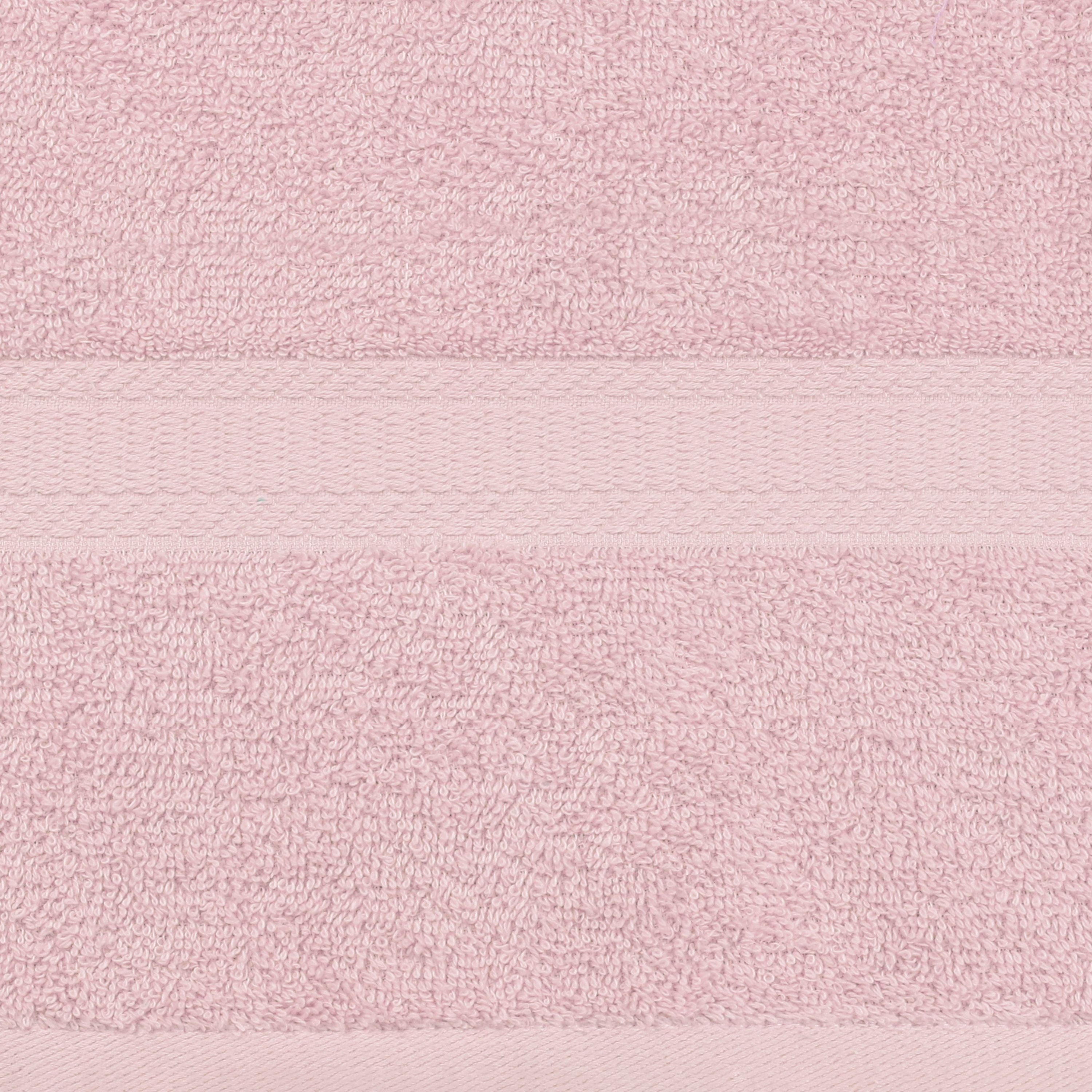 Mainstays Basics 8pk Washcloth Set, Pink, 100% Cotton, 12x12