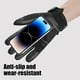 thumbnail image 4 of Guantes de motociclismo | Guantes de ciclismo unisex de dedos completos | Guantes antideslizantes para exteriores compatibles con pantallas táctiles | Almohadillas protectoras transpirables que, 4 of 9