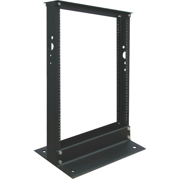 Tripp Lite 13U 2-Post Open Frame Rack Server Cabinet - Threaded Holes - Black