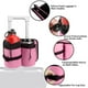 thumbnail image 3 of Portavasos de viaje para equipaje reutilizable, entradas, tazas de café, pasaportes, carrito de bebidas para Rosado Yuyangstore Portaequipajes, 3 of 8