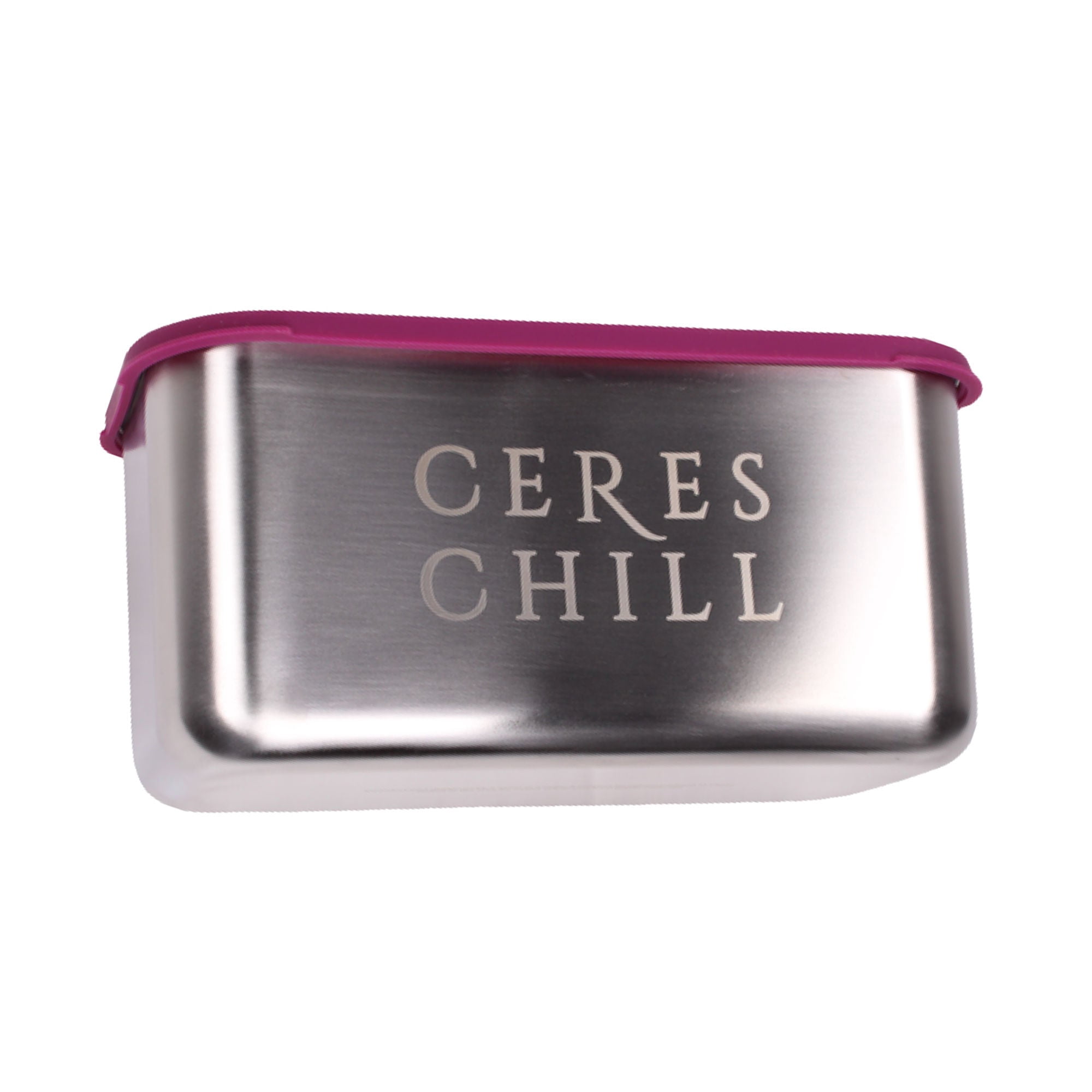 Ceres Chill Milkstache Luxe Breast Milk Freezing Container Stainless Steel / Silicone / Plastic Silver / Purple / White 64 1/2 oz. Cubes 1 ct