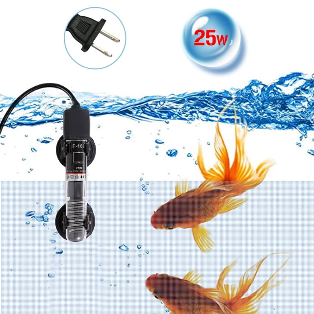 Mini Aquarium Heater Submersible Auto Thermostat Heater Fish Tank Water Heater Quartz Tube with Suction