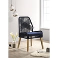 thumbnail image 2 of Nakia Woven Rope Dining Side Chairs Dark Navy (Set of 2), 2 of 13