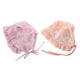 thumbnail image 3 of 2 gorros de encaje para bebé, gorros de protección solar para niña (rosa, naranja), 3 of 5
